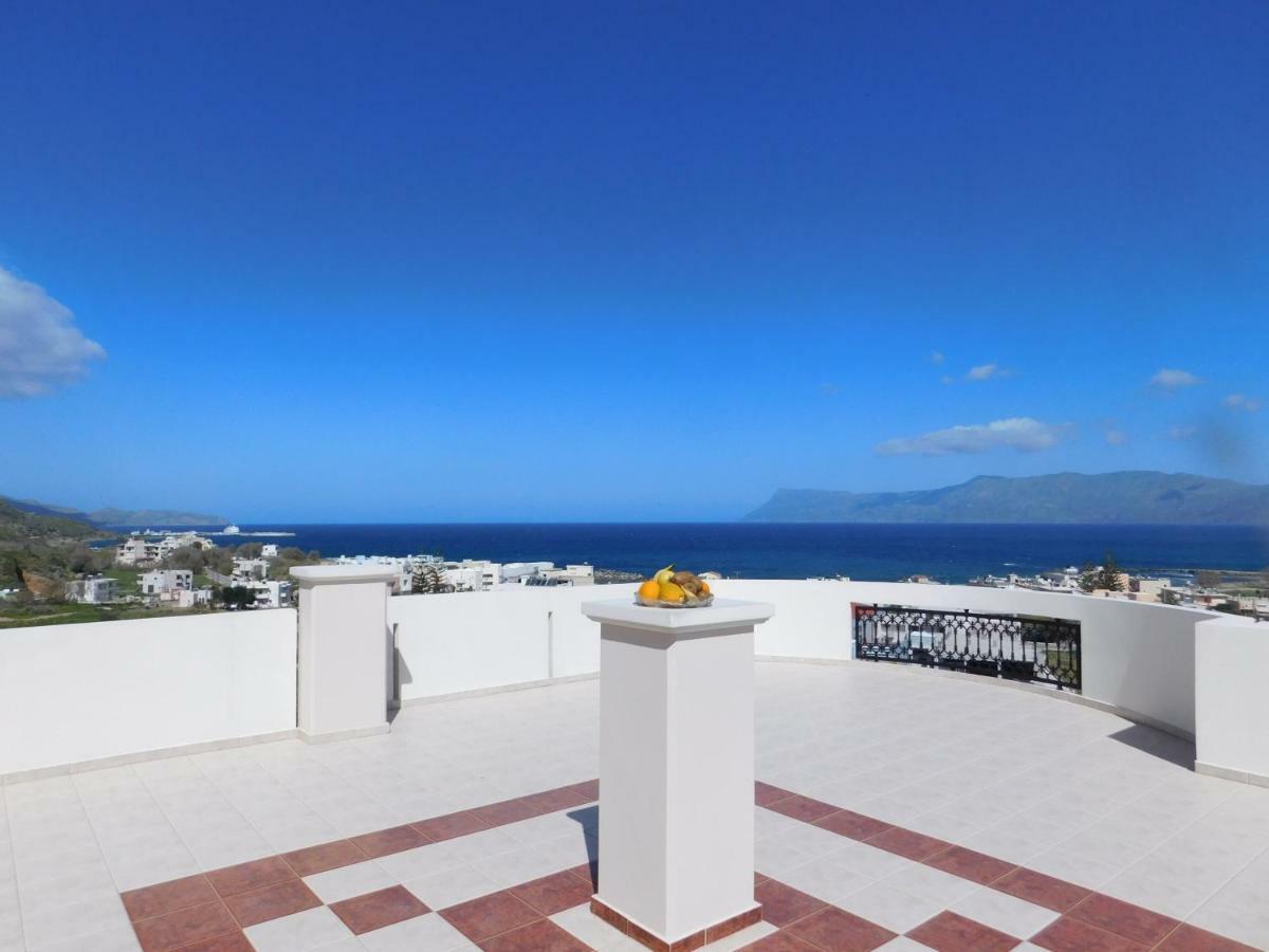 Panoramic Balos Sea View House Kíssamos Esterno foto